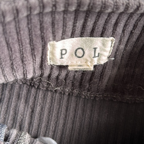 POL gray corduroy moto skirt size S - Picture 3 of 6